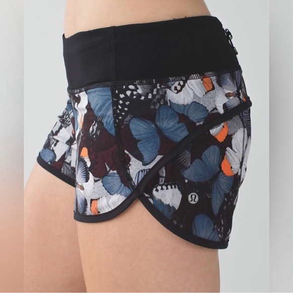 Lululemon Run Speed Short in Biggie so Fly Butterfly - Picture 1 of 14
